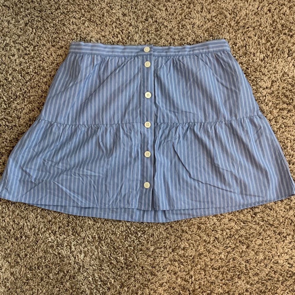 Madewell Button Mini Skirt